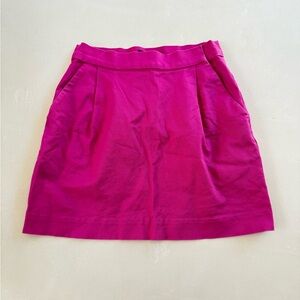 Kate Spade Saturday Let Loose Pink Cotton Mini Skirt 0